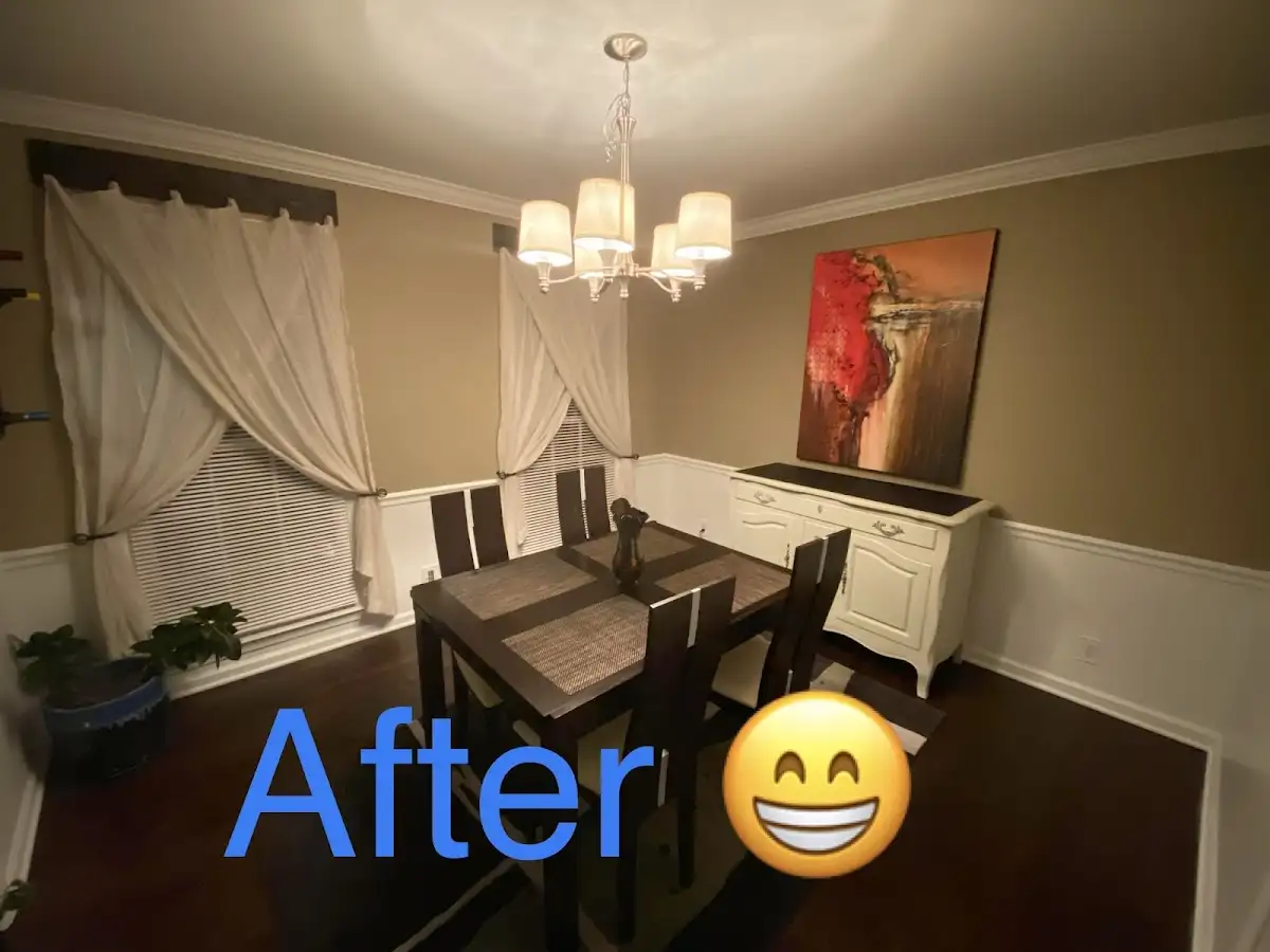 Professional dining room restoration after water damage in Livonia